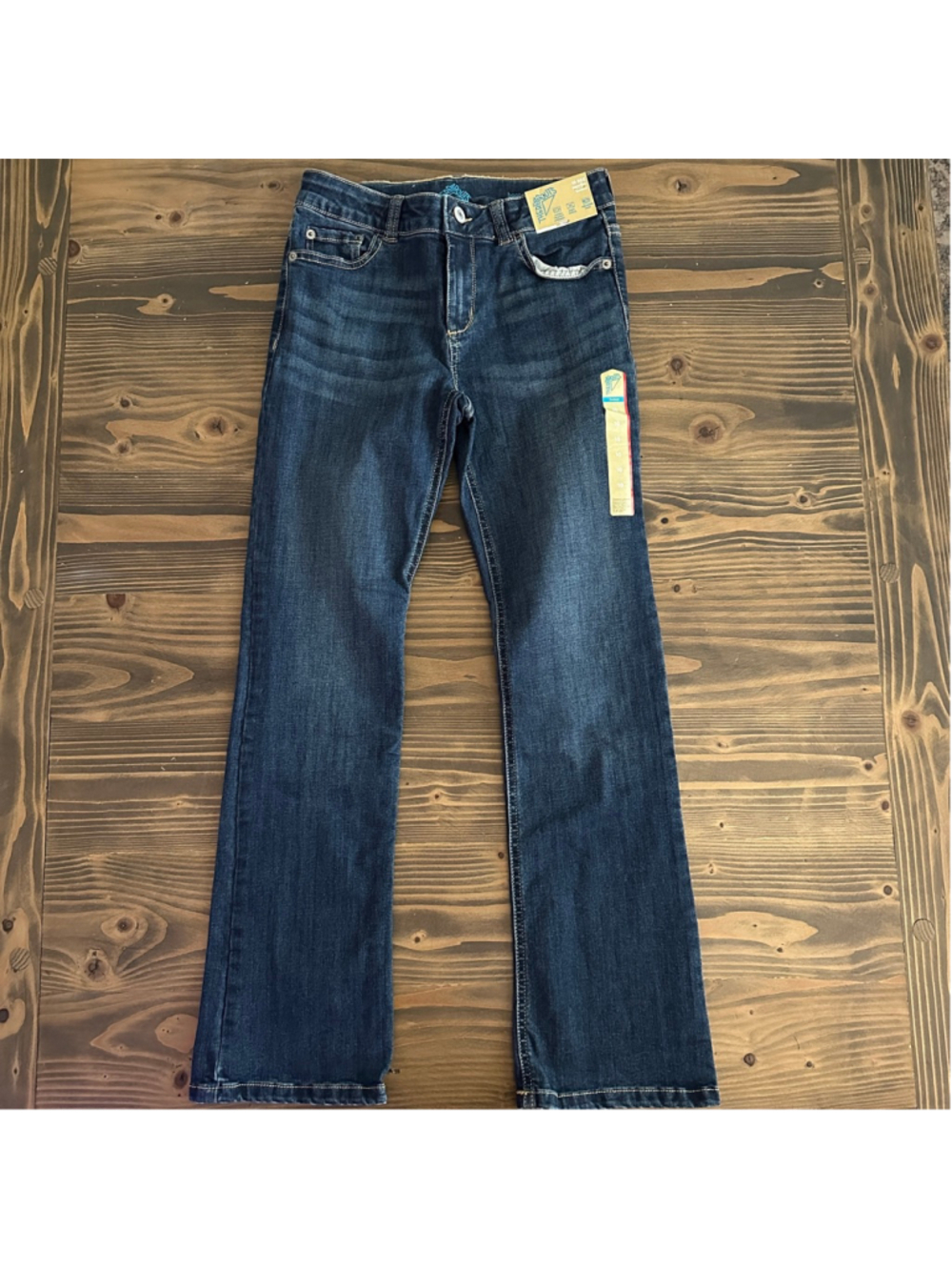 Girls Thereabouts Blue Bootcut Jeans Size 10